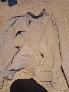George Women's Open-Front Light Taupe Cardigan